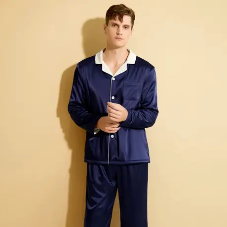 男士睡衣冬季珊瑚绒加厚加绒大码男款秋冬天保暖法兰绒家居服套装图片