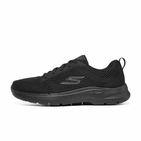 斯凯奇SKECHERS男夏季健步鞋轻便洞洞网面透气舒适缓震系带休闲鞋图片
