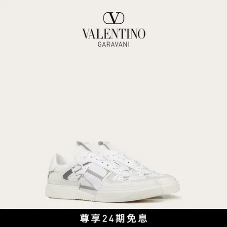 【24期免息】华伦天奴VALENTINO男士 VL7N 小牛皮低帮绑带运动鞋图片