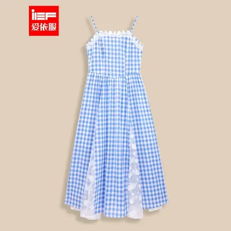 IEF/爱依服连衣裙2025夏季新款韩版文艺小清新淑女气质吊带长裙图片