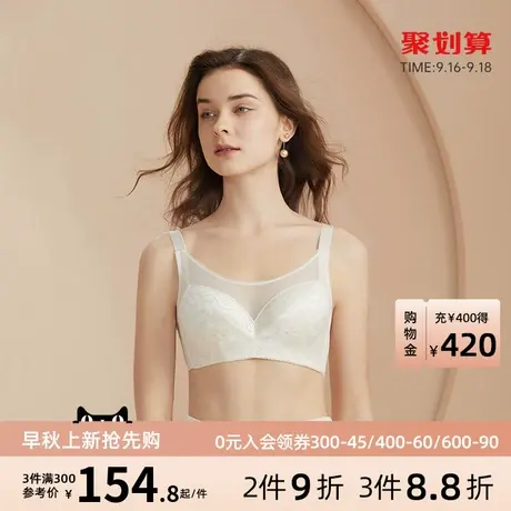 【洞洞杯】古今软钢圈高弹抹胸式防走光小清新透气吸汗胸罩0P7006商品大图