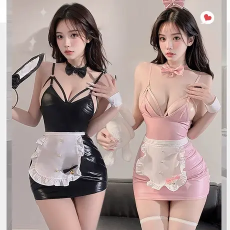 霏慕cos兔女郎女仆制服诱惑老公大尺度qqny衣服性感睡衣激情6313图片