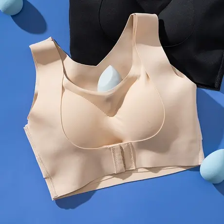 调整型收副乳无钢圈无痕内衣胸罩上托聚拢美背文胸背心奥维丝丽图片