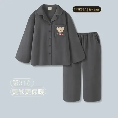 情侣睡衣女款冬季可爱加厚暖绒保暖秋冬套装大码新款男女士家居服图片