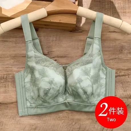 内衣女大胸显小文胸薄款超薄0.1cm侧收副乳防下垂上托无钢圈胸罩图片