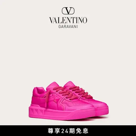 【24期免息】华伦天奴VALENTINO男士 ONE STUD XL 羊皮厚底运动鞋图片