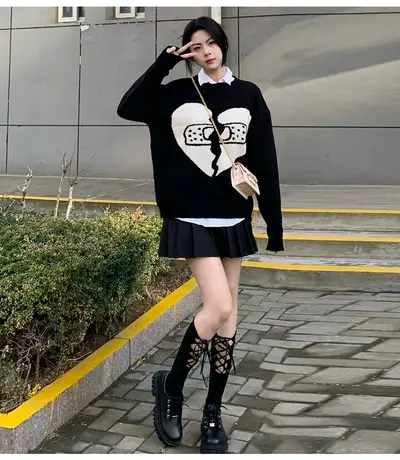 灰色高腰百褶裙女夏季2024新款小个子显瘦黑色短裙a字jk半身裙子图片