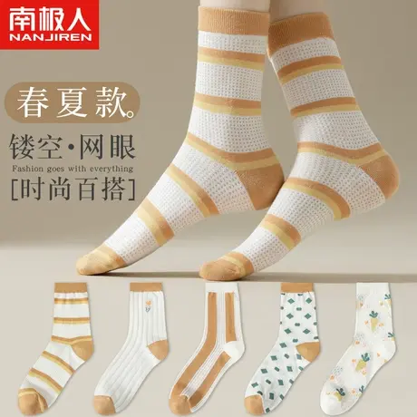 袜子女士浅口短袜秋冬季运动网红长袜中筒冬天可爱纯棉日系ins潮图片