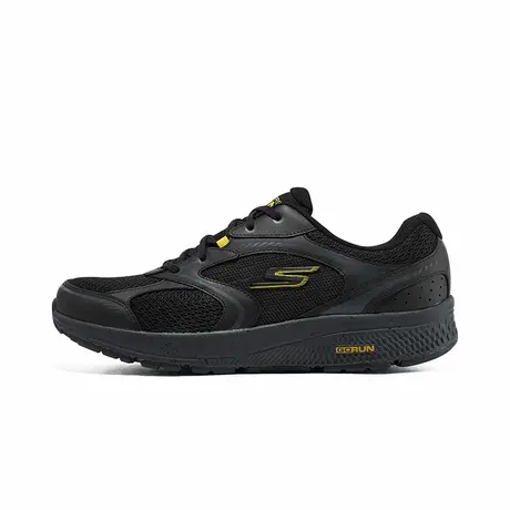 Skechers斯凯奇男鞋2025春夏季新款黑色运动鞋减震透气网面跑步鞋图片