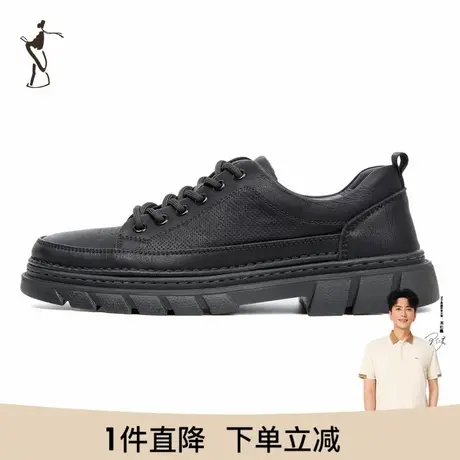 才子男鞋低帮马丁靴男2023新款时尚潮流厚底防滑户外工装休闲鞋子图片
