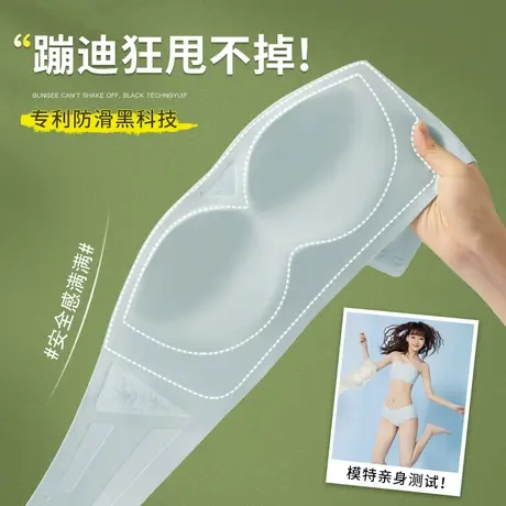 无肩带内衣女夏季薄款无痕抹胸防走光裹胸内搭隐形聚拢防滑文胸罩图片