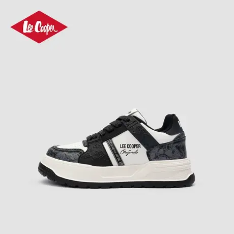 Lee Cooper2025春季新款休闲鞋男厚底增高印花小白鞋耐磨防滑板鞋图片