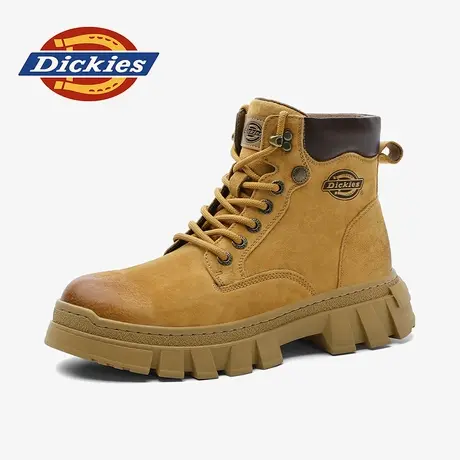 Dickies马丁靴男款2025新款男鞋秋季英伦中帮男靴男士工装靴皮靴图片