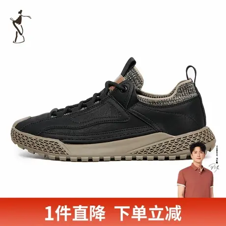 才子男鞋休闲运动鞋男2024新款软底舒适厚底防滑透气户外跑步鞋子图片