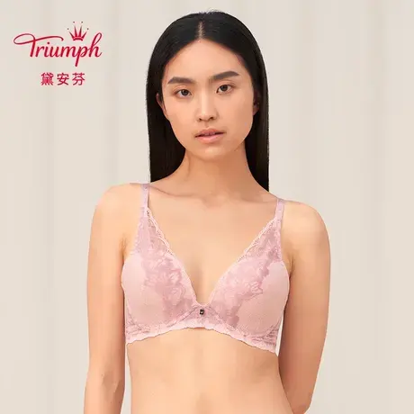 【直播专享】Triumph黛安芬性感蕾丝女魔力塑撑软钢圈文胸11-1528图片