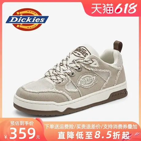 Dickies男鞋2025新款夏季鞋子透气厚底男款板鞋男士休闲鞋面包鞋图片