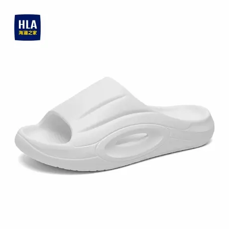 HLA/海澜之家男女同款【情侣款】休闲舒适拖鞋舒适一字拖厚底百搭图片