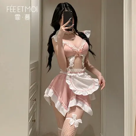 霏慕蕾丝纯欲风女仆制服诱惑套装性感诱惑装角色扮演睡衣情调qqny图片