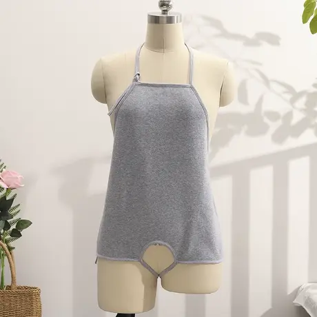 成人护肚睡衣夏季肚兜式防着凉肚子加绒加厚保暖睡衣女图片