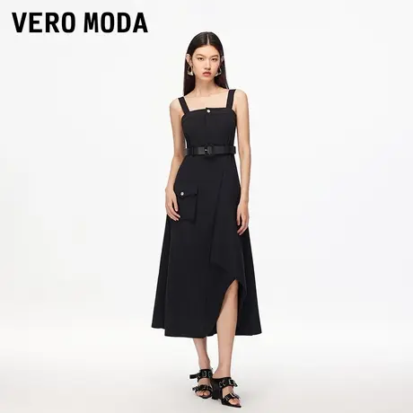 Vero Moda连衣裙2025秋季新款街头风工装不规则吊带长裙325361008图片