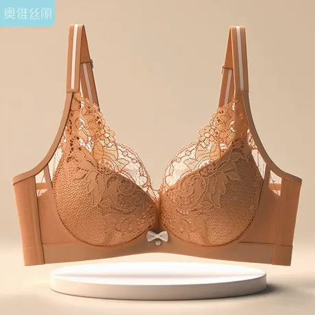 奥维丝丽2025年新款小胸聚拢内衣女中薄款软钢圈上托收副乳文胸夏图片