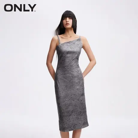 【上新】ONLY奥莱春季新款气质百搭修身中长款A字吊带连衣裙女图片