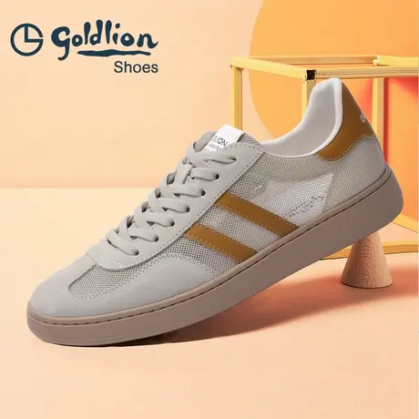 Goldlion/金利来运动鞋男春夏2025新款橡胶缓震软底透气休闲男鞋图片