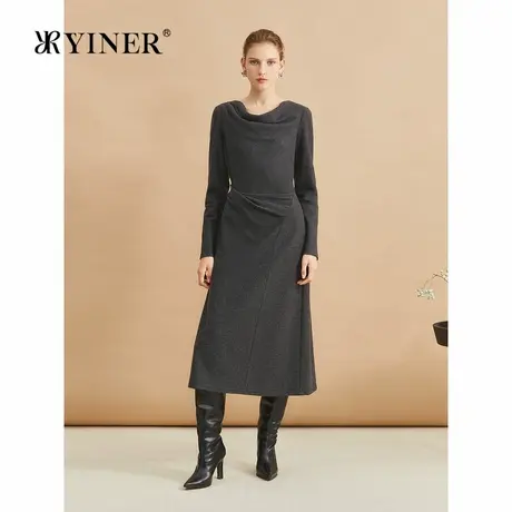 YINER音儿2024冬季新款连衣裙8C34505900图片