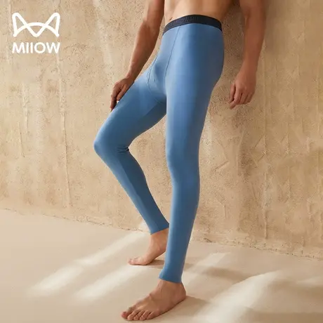 猫人男士秋裤纯棉男款保暖裤秋冬薄款衬裤打底裤大码棉毛线裤新款图片