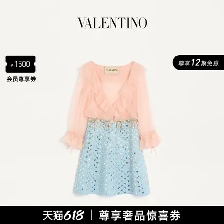 [12期免息]华伦天奴VALENTINO女士 CREPE COUTURE 连衣裙图片