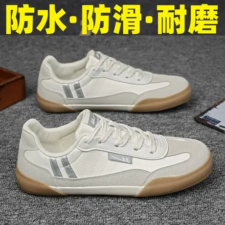 回力帆布男鞋夏季牛筋底耐磨工作布鞋透气防臭莱卡布休闲德训板鞋图片