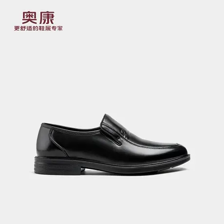 奥康 男鞋2025冬季新款乐福鞋舒适平底简约百搭皮鞋爸爸鞋工作鞋商品大图