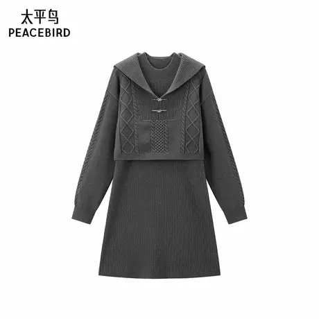 太平鸟新中式连衣裙套装图片