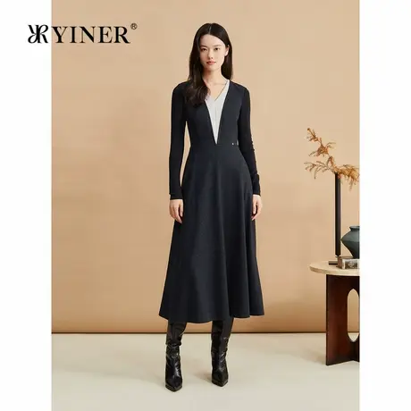 YINER音儿2024冬季新款连衣裙8C34505940图片