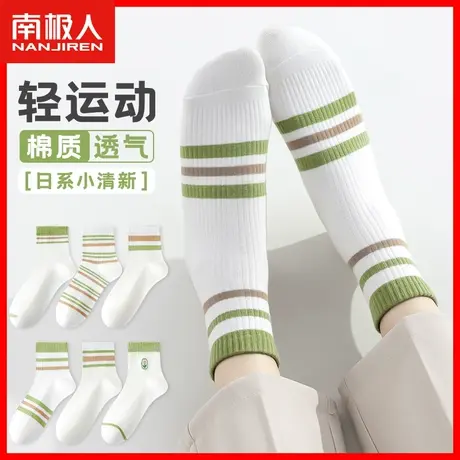 袜子女秋季纯棉薄款透气吸汗甜美日系清新女袜浅口短袜运动棉袜TC图片