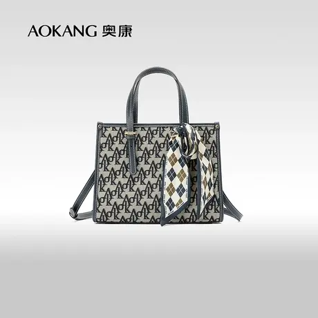 奥康女士包包2023新款高档大气手提包时尚复古刺绣单肩斜挎包潮流图片