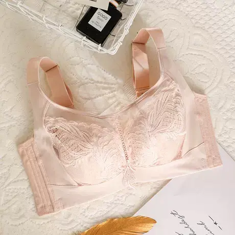 奥维丝丽凤兮华彩系列内衣女薄大胸显小软钢圈上托调整型文胸2472图片