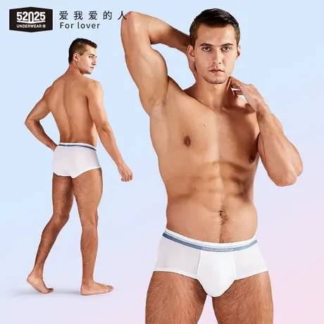 52025男士三角内裤男全棉无痕薄舒适吸汗透气图片