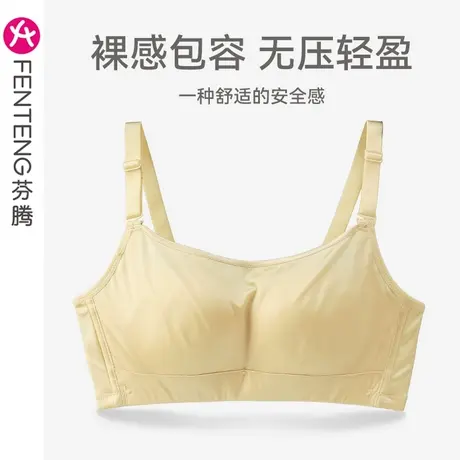 芬腾女士内衣小胸聚拢上托防下垂文胸无钢圈透气收副乳防走光胸罩图片