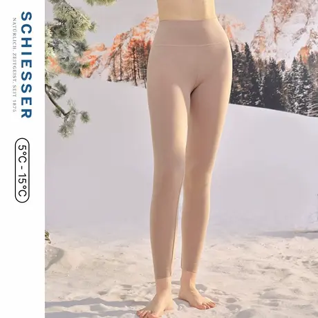 【绵羊毛暖绒】SCHIESSER舒雅25秋冬新品女士含绵羊毛秋裤保暖裤图片