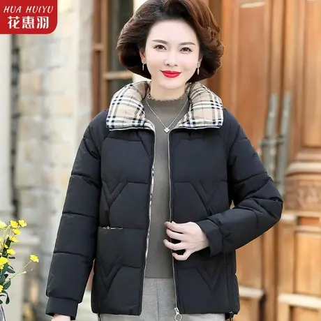 短款棉衣女新款冬季版型好看的羽绒棉服爆款棉袄妈妈冬装加厚外套商品大图