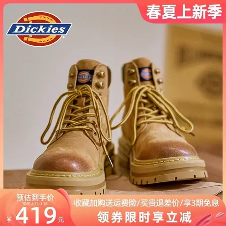 Dickies马丁靴男款夏季男鞋高帮鞋工装靴男士靴子保暖棉鞋雪地靴图片