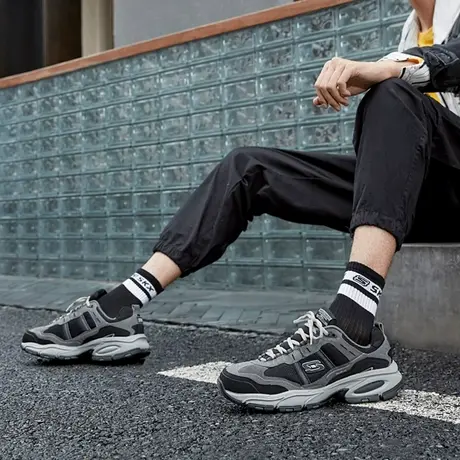 Skechers斯凯奇旗舰店男鞋春夏季休闲老爹鞋厚底户外鞋运动跑步鞋图片