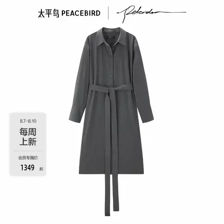 【大师系列】Peter Do联名太平鸟商场同款衬衫连衣裙女A1FAF3428图片