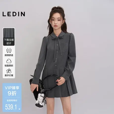 【商场同款】乐町显瘦连衣裙女2025年冬季新款质感裙子C1FAF4276图片