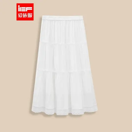 IEF/爱依服【微胖】大码女装2025夏季新款温柔小女人气质百搭单裙图片