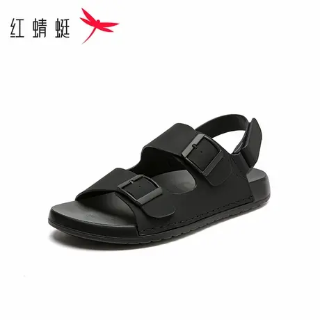 红蜻蜓男鞋休闲凉鞋男士2025夏季新款平底鞋子防滑沙滩鞋WLT25002图片
