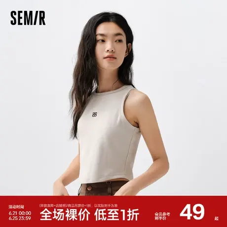 森马背心女时尚印花内搭吊带简约休闲甜辣风上衣修身显瘦图片