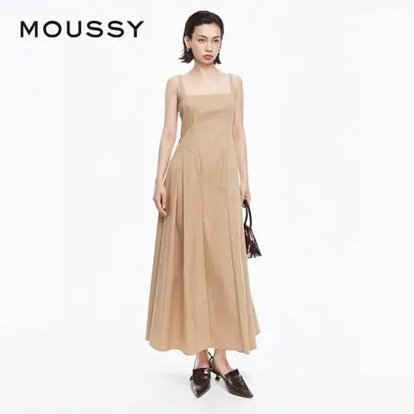 【新品试用】moussy夏季新品通勤解构吊带连衣裙010HSS30-1670图片