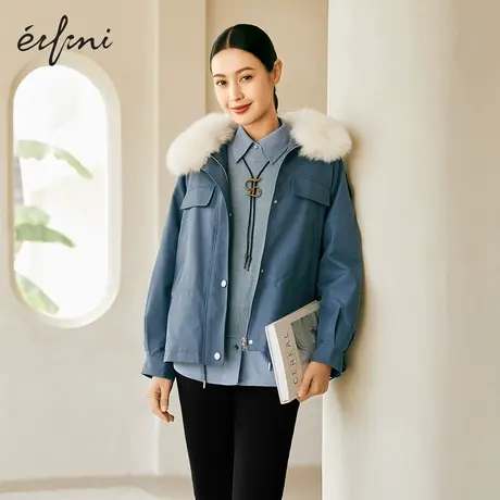 【商场同款】伊芙丽2021冬季新款韩版宽松内搭针织衫女1CA332362图片